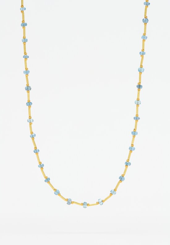 Greig Porter 18k, Aquamarine Necklace	