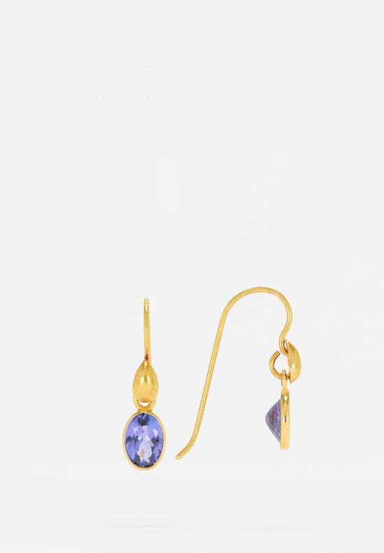 Greig Porter 18k, Kyanite Earrings	