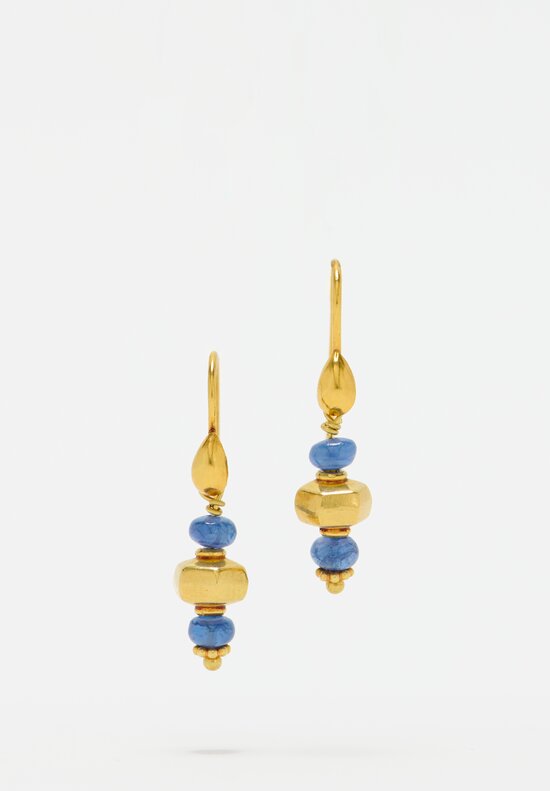 Greig Porter 18K, Blue Sapphire Earrings	