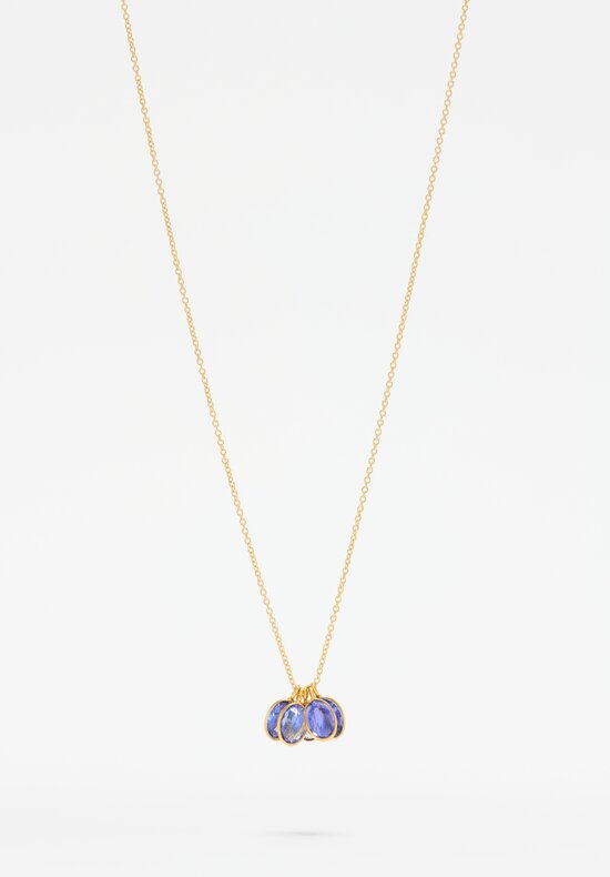 Greig Porter 18K, Kyanite Beads Necklace	