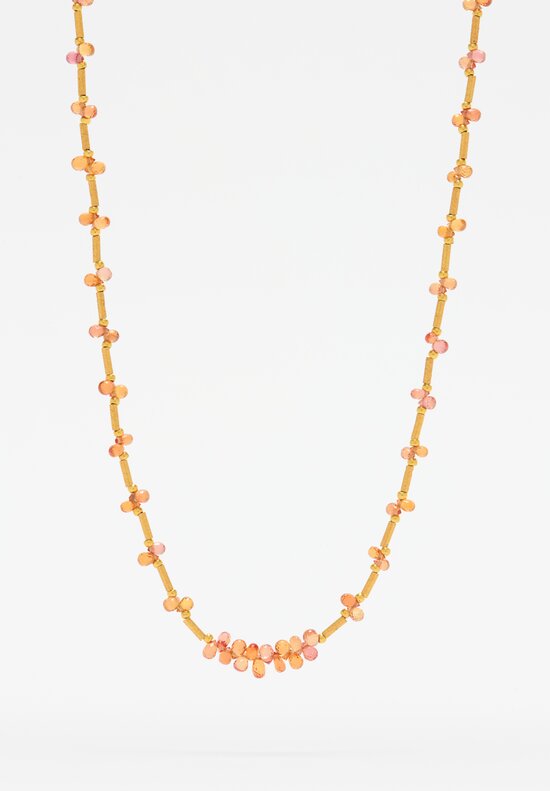 Greig Porter 18K Gold & Sapphire Droplets Necklace	
