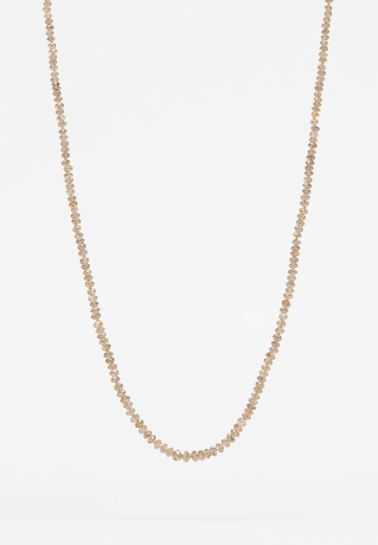 Denise Betesh 18K, 22K, Champagne Diamond Single Strand Necklace	