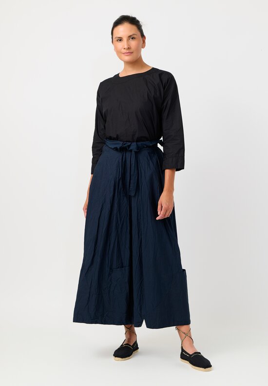 Daniela Gregis Washed Cotton Tana Wrap Skirt