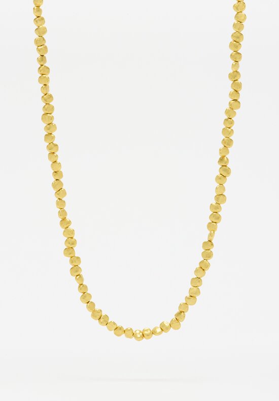 Greig Porter 18K Gold Nugget Necklace	