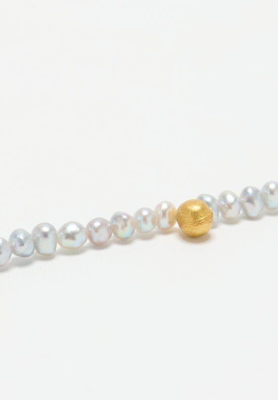 Greig Porter 18K, Keshi Pearl Necklace	