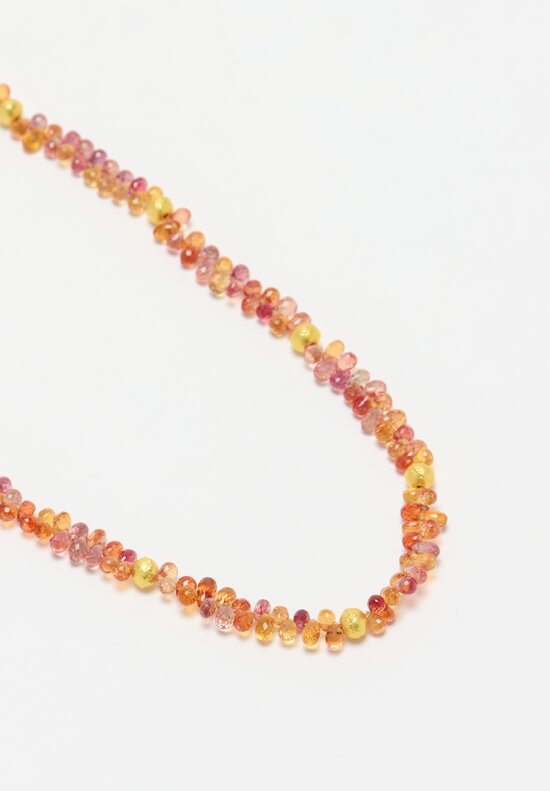 Greig Porter 18K, Pink Sapphire Necklace	