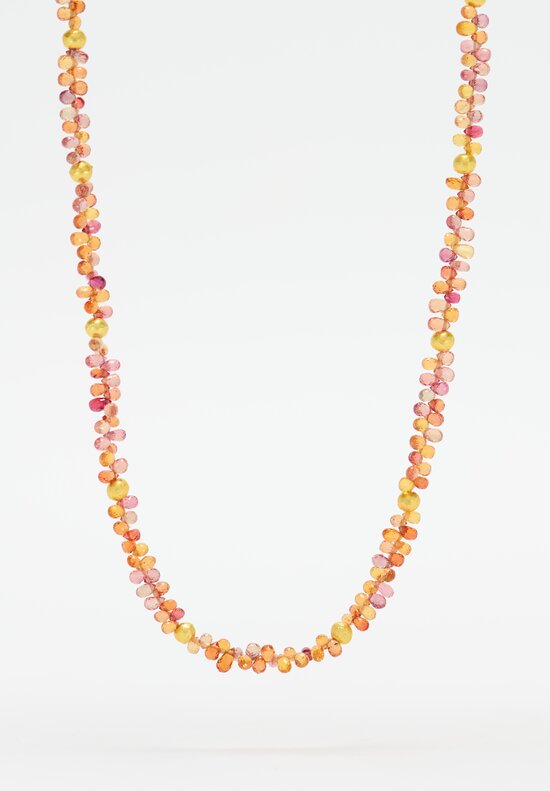 Greig Porter 18K, Pink Sapphire Necklace