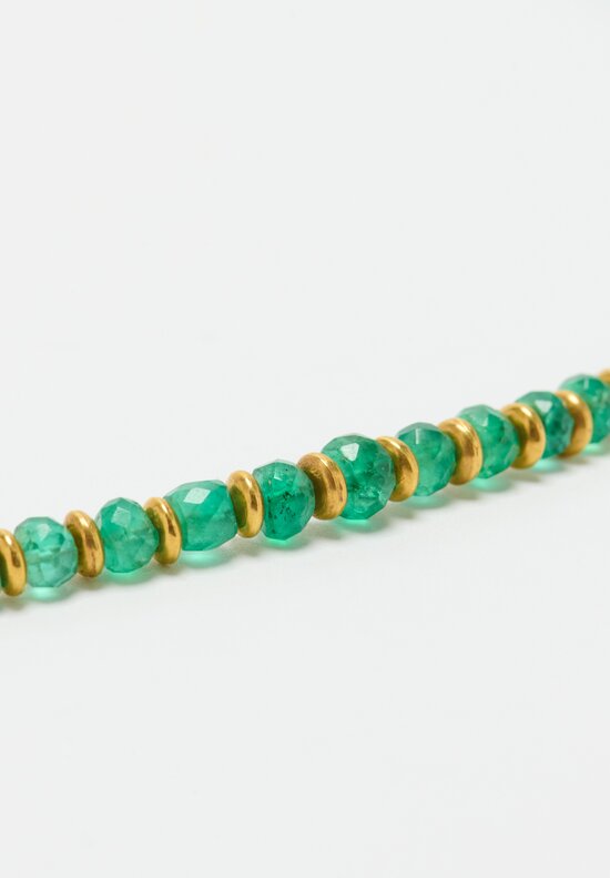 Greig Porter 18K, Graduated Emerald Necklace	