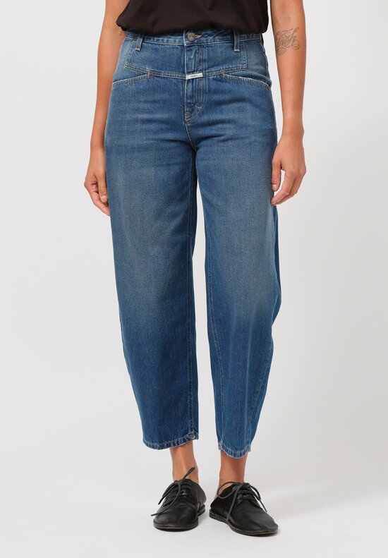 Closed Organic Cotton Stover-X Jeans in Mid Blue	