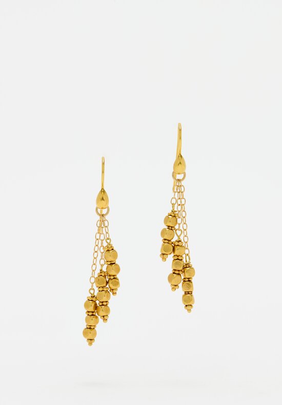 Greig Porter 18K Gold Tassel Earrings