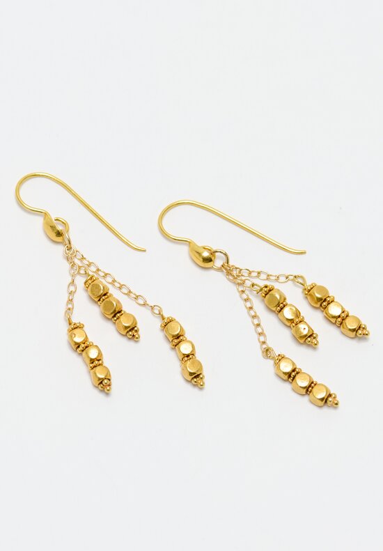 Greig Porter 18K Gold Tassel Earrings