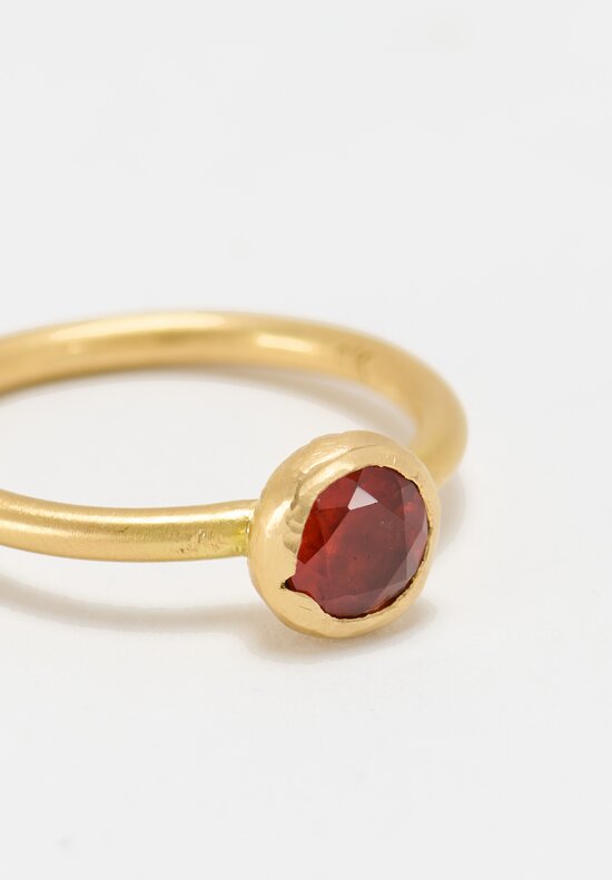 Greig Porter 18K Sphalerite Garnet Ring