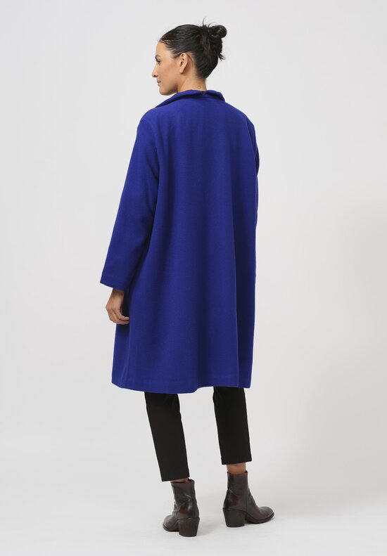 Daniela Gregis Punto Coat in Electric Blue	