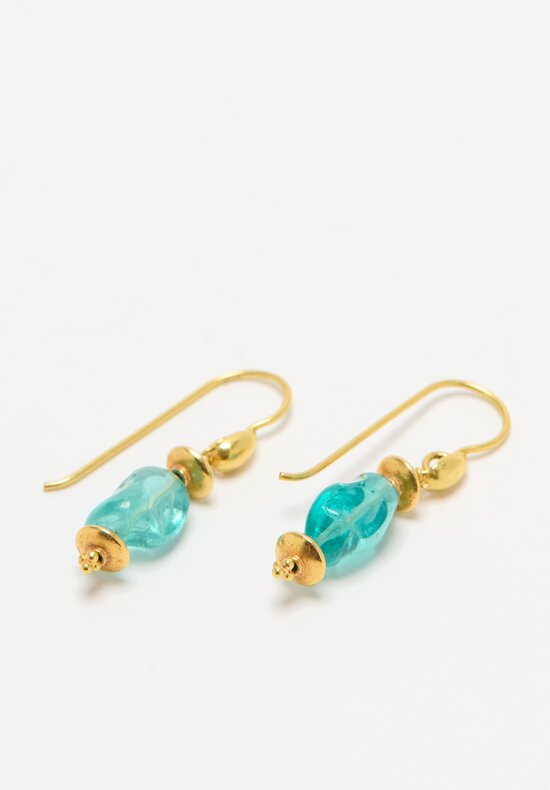 Greig Porter 18K, Apatite Drop Earring	