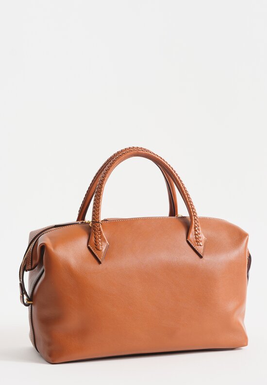 Métier Buffalo Verité City Satchel in Cognac	