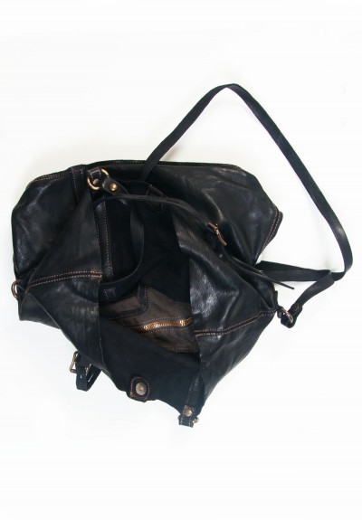 Campomaggi Cowhide Bag in Black | Santa Fe Dry Goods Trippen, Rundholz ...