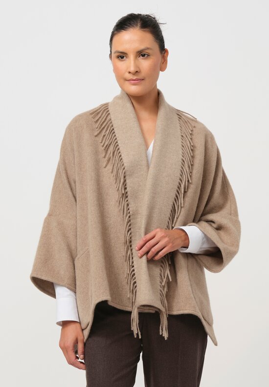 Alonpi Cashmere Lago Jacket in Silver Brown	