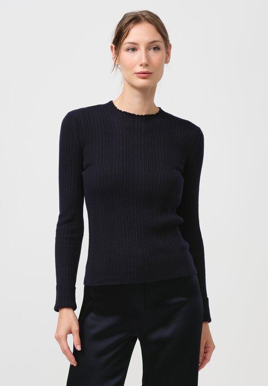 Iris Von Arnim Cashmere Luzern Top in Midnight Blue	