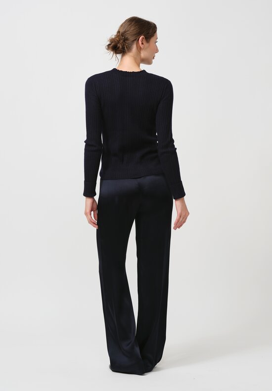 Iris Von Arnim Cashmere Luzern Top in Midnight Blue	