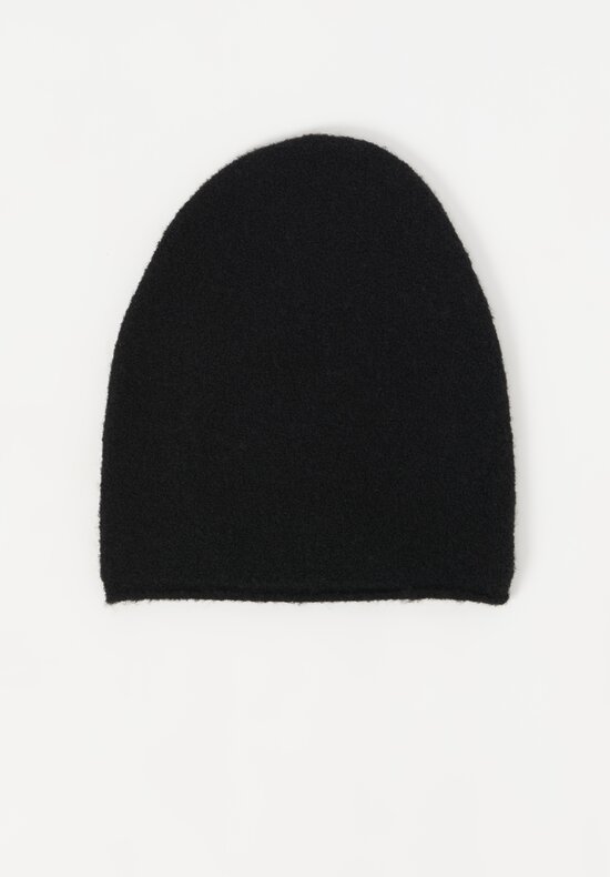 Rundholz Black Label Felted Knit Cap in Black	