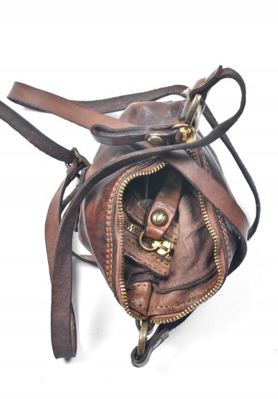 Campomaggi Tracolla Cross Body Bag in Dark Brown | Santa Fe Dry Goods ...