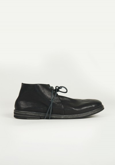 Rundholz Semi-Oxford Leather Shoe in Nevada Black | Santa Fe Dry Goods ...