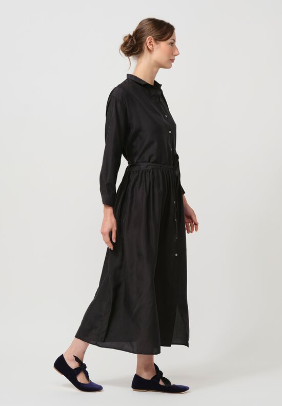 Asciari Silk Luce Dress in Black	