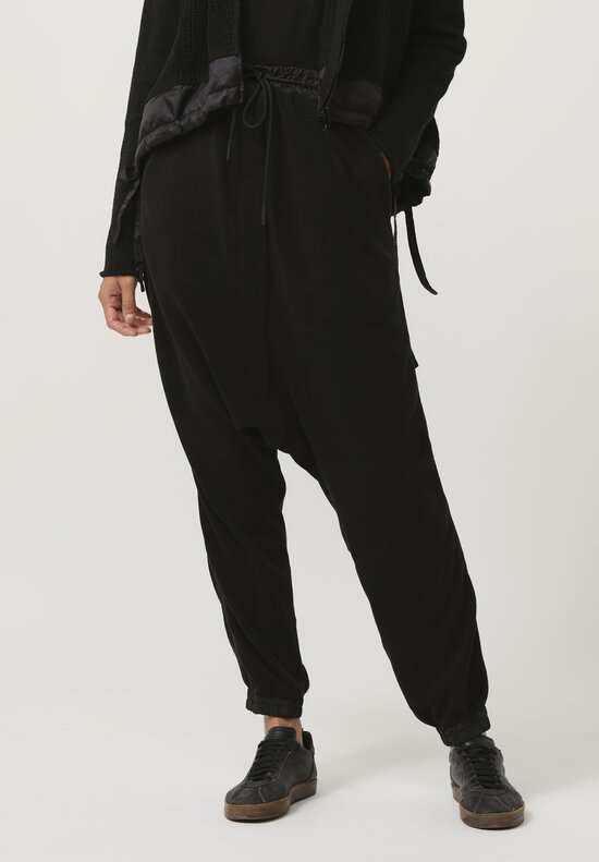 Rundholz Black Label Fleece Joggers in Black	