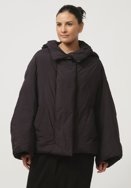 Rundholz Dip Puffer Bell Jacket in Black	