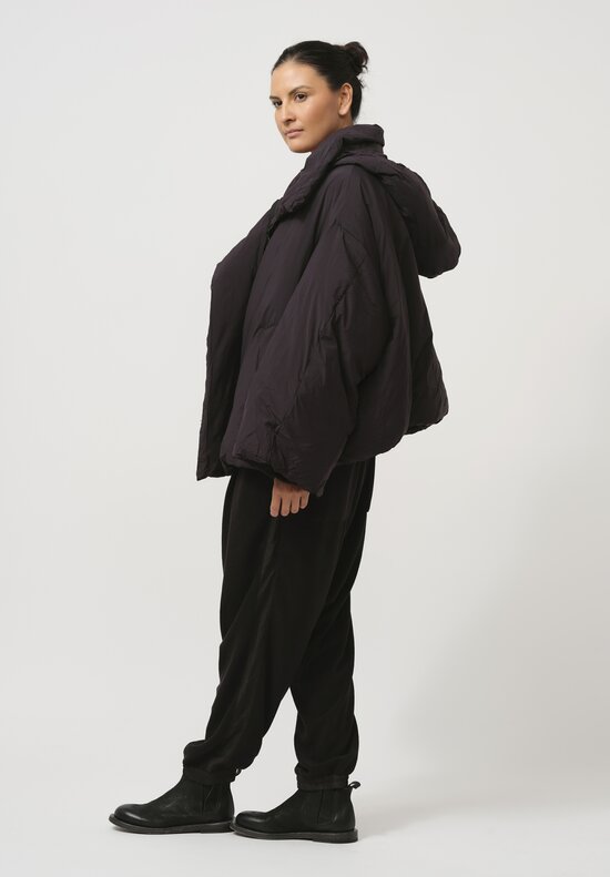 Rundholz Dip Puffer Bell Jacket in Black	