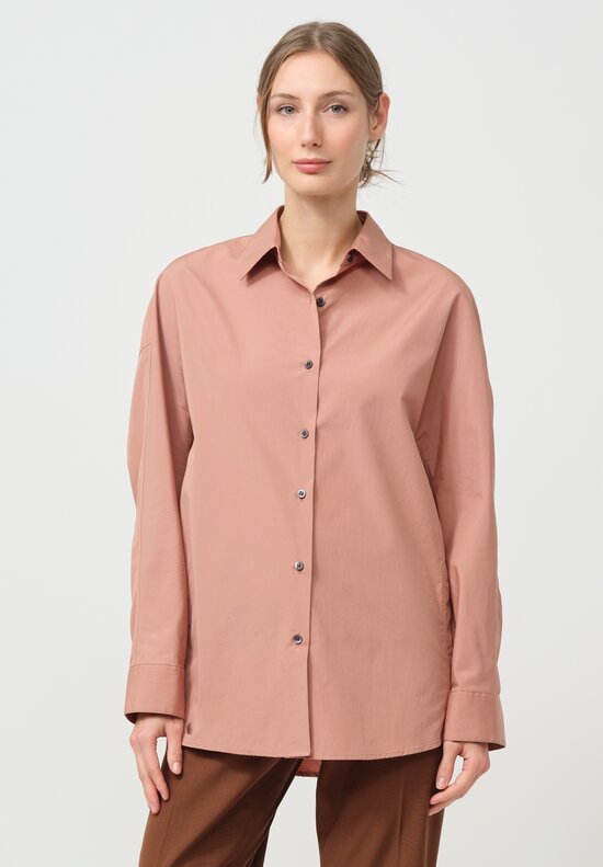 Dries Van Noten Cotton Casio Tape Shirt in Oros Pink