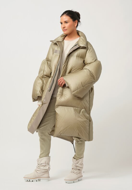 Sacai Padded Coat in Army Green	