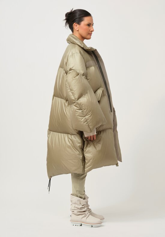 Sacai Padded Coat in Army Green	