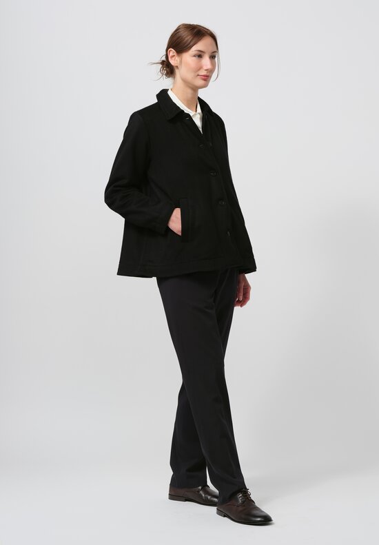 Casey Casey Cashmere Quorum Heidi Jacket in Black	