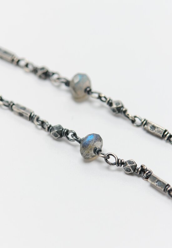 Miranda Hicks Sterling, Labradorite Flapper Chain	