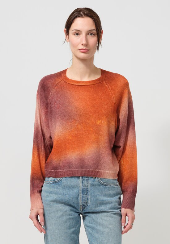 Avant Toi Cashmere Carioca Sweater in Ambra Orange