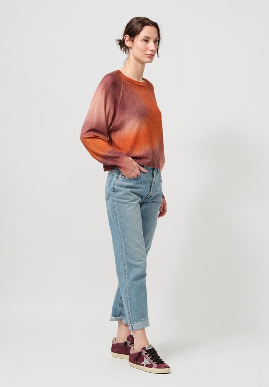 Avant Toi Cashmere Carioca Sweater in Ambra Orange