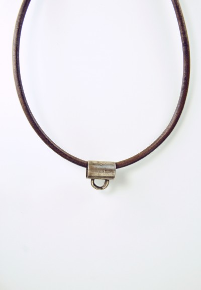 Holly Masterson Brown Leather Adornment Necklace | Santa Fe Dry Goods ...