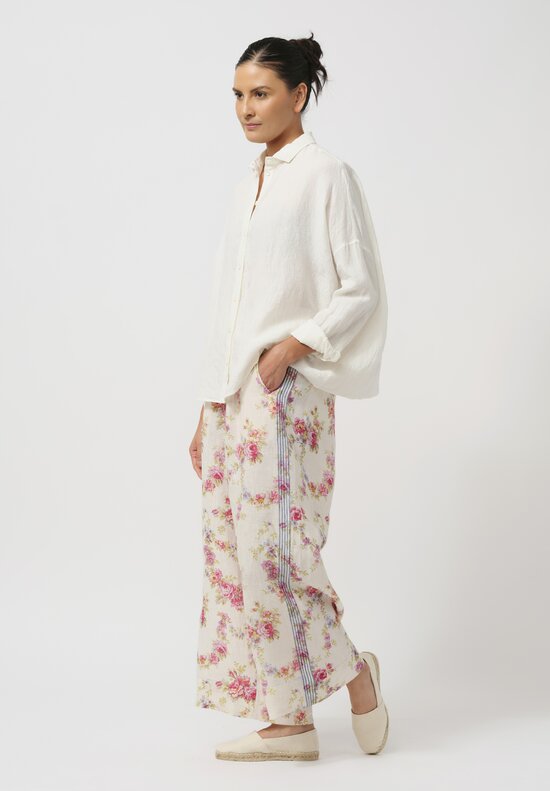 Péro Linen Wide Leg Pants