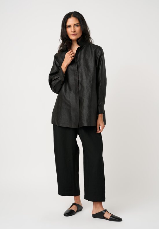 Sophie Hong Mud Silk Button-Down Shirt