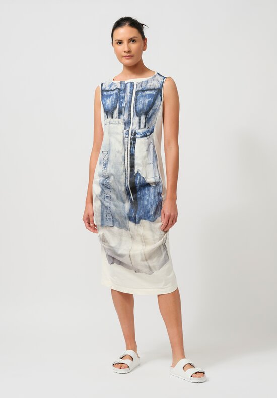 Rundholz DIP Cotton Jean Print Dress