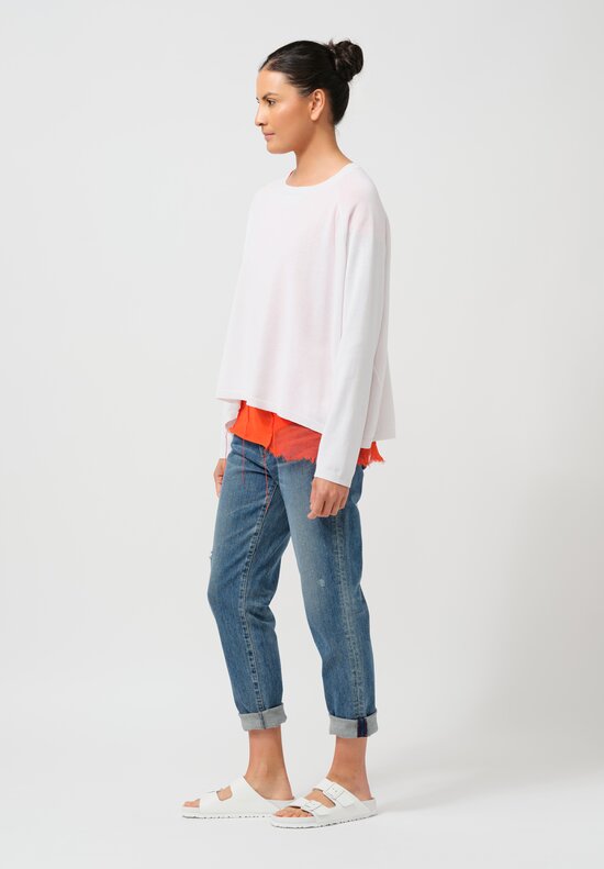 Rundholz DIP Cotton Pullover in White