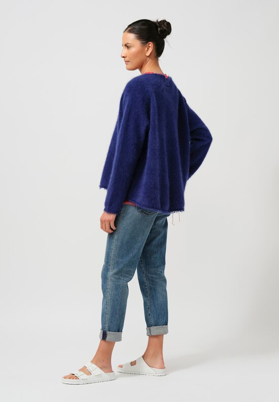 Rundholz DIP Racoon Pullover in Ocean Blue