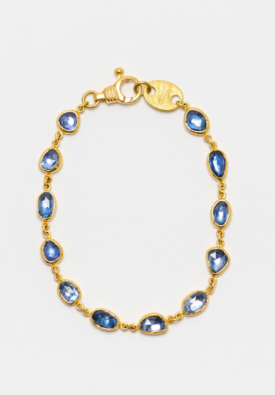 Ara Collection 24K Blue Sapphire Bracelet