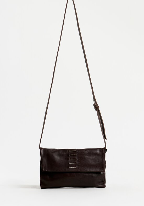 Daniele Basta Deng Mignon TPGR Staple Crossbody Bag in Chocolate Brown