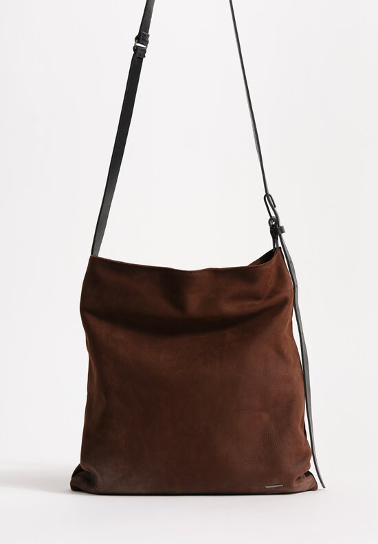 Daniele Basta Leather Masti Silver-Dusted Tote Handbag