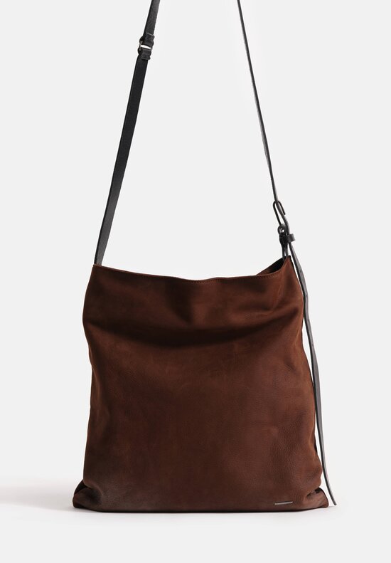 Daniele Basta Leather Masti Silver-Dusted Tote Handbag