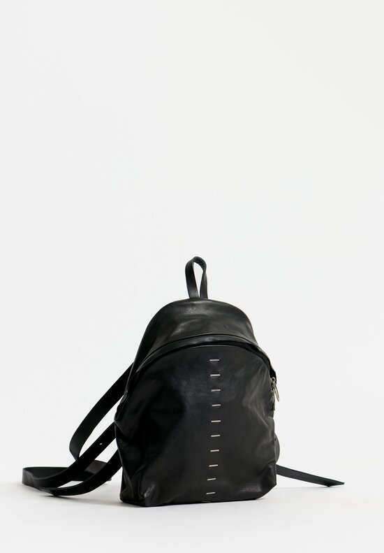 Daniele Basta Leather Dia Mignon Staple Backpack Black