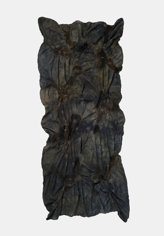 Biek Verstappen Wool Scarf Grey, Brown