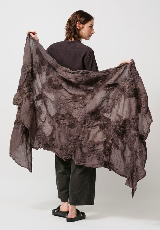 Biek Verstappen Wool Scarf in Tree Bark Taupe